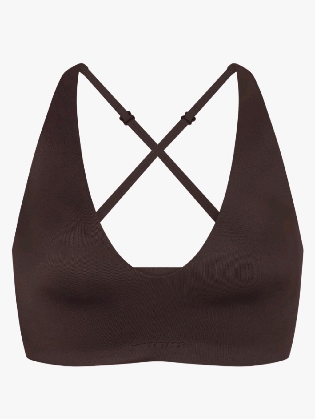 Nike Skims Kim Kardashian Women's Xs Shine V-Neck Bra New W/ Tags!